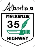 Highway 35 marker