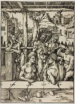 Albrecht Dürer, The Men's Bath (Das Männerbad), c.1496