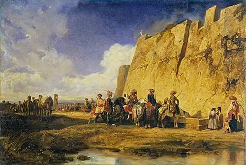 The Watering Place by Alexandre-Gabriel Decamps