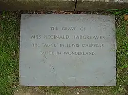 The grave of Alice Liddell in Lyndhurst