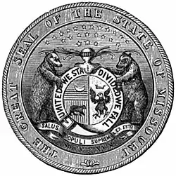 Great Seal of Missouri (1879–1907)