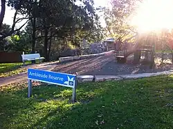 Ambleside Reserve is accessed from Ambleside St. There is a playground.