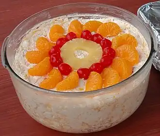 Ambrosia, a dessert salad