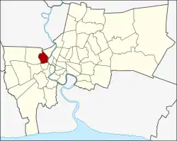 Khet location in Bangkok
