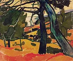 Pinède à Cassis (Landscape), 1907, oil on canvas, 54 × 65&nbsp;cm, Musée Cantini, Marseille