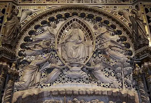 Relief of the Virgin's Ascension