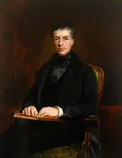 Portrait of Lord Brougham by Andrew Morton