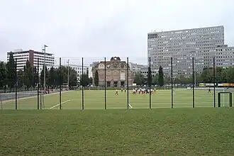 Anhalter Bahnhof 2005. The site of the train shed.