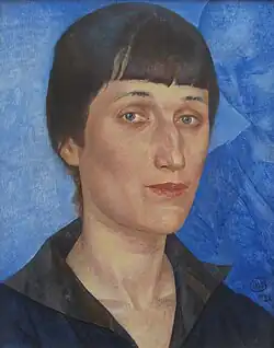 Painting of Akhmatova