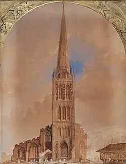 St Michael's in Coventry (Anon, c. 1850)