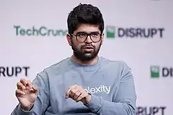 Aravind Srinivas at the 2024 TechCrunch Disrupt
