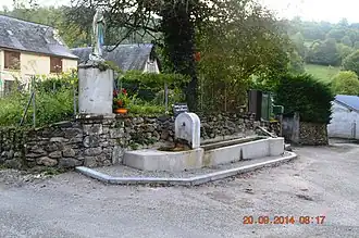 The drinking trough in Argein