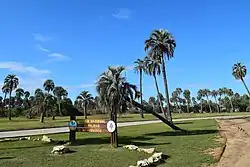 Entrance to the national park