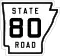 State Road 80 marker