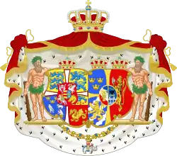 Marital arms of Queen Louise of Denmark