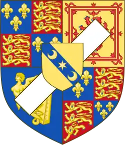 Arms of the 1st Duke of Monmouth & Buccleuch
