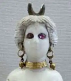 Astarte with horns, statuette from Seleucid-era Mesopotamia