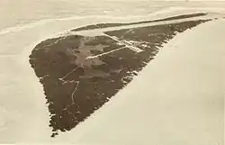 Photo of Green Island shot from the air (February&nbsp;27, 1968)