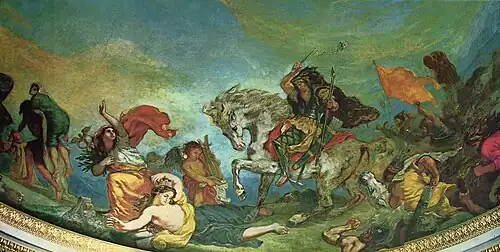 Delacroix's image of Attila attacking western civilisation
