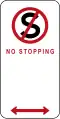(R5-35) No Stopping (used in the Australian Capital Territory)