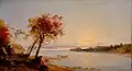 Autumn Landscape on the Hudson River by Jasper Francis Cropsey, 1876