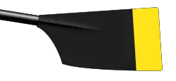 Image showing the rowing club's blade colours