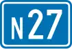 National Route 27 shield}}