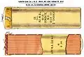 1914 60&nbsp;lb ½ charge cordite MD size 37 cartridge