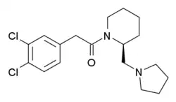 Chemical structure of BRL-52537.