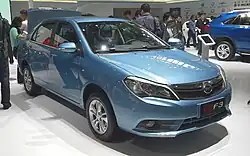 BYD F3 2014 facelift at the Auto China 2014
