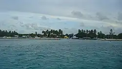 Goidhoo Harbor, when entering Goidhoo