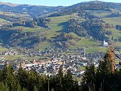 View over Bad Sankt Leonhard