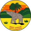 Badge of The British West Africa from 1870-1889