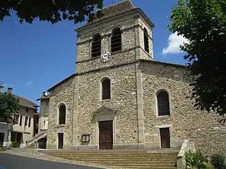 The church in Bagnac-sur-Célé
