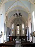 The new Church interior