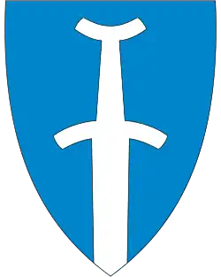 Coat of arms of Balestrand Municipality (1989-2019)