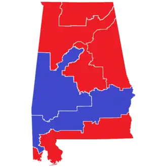 2024 Alabama United States House of Representatives election by Congressional District