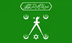 Hexagram on the flag of Hayreddin Barbarossa