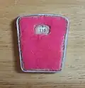 Bathroom scale from 1965, permanently set at 110 pounds (50&nbsp;kg)