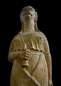 Leontocephalous goddess.