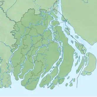 Map showing the location of Char Kukri-Mukri Wildlife Sanctuary