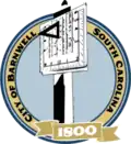 Official seal of Barnwell, South Carolina