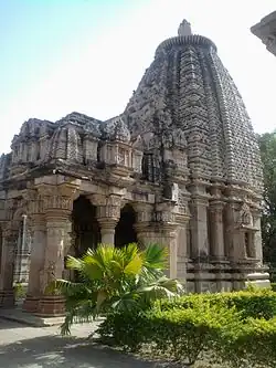 Ghateshwara Mahadeva temple at Baroli Temples complex. The complex of eight temples, built by the Pratiharas, is situated within a walled enclosure.
