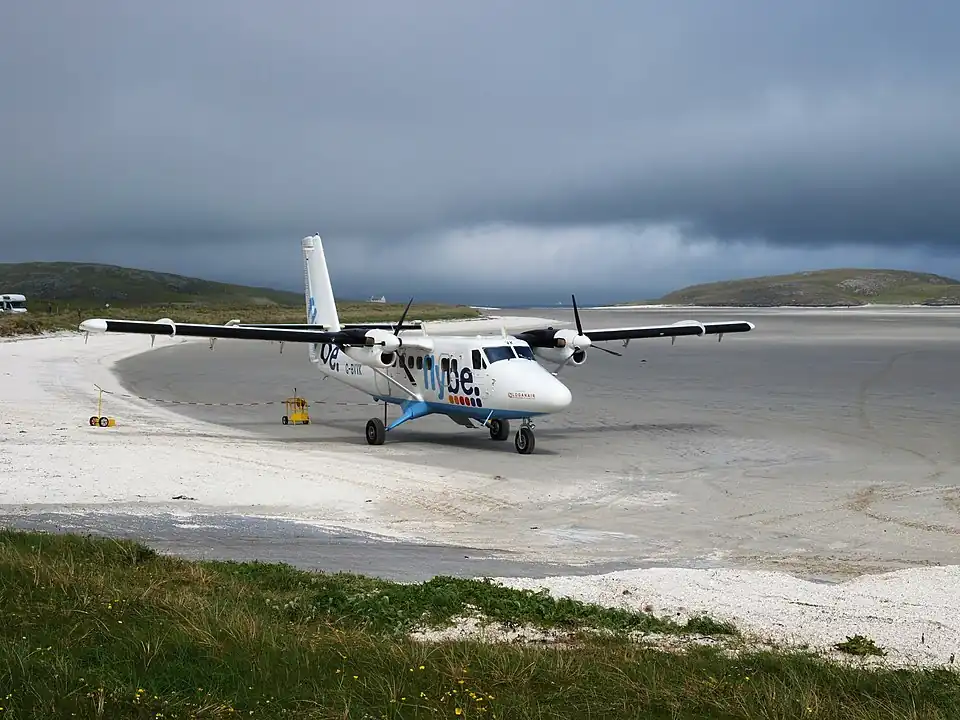 Image 23Barra Airport is the only one in the world to use a beach as a regular runway Credit: Steve Houldsworth