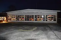 The Barren Hill fire station in April 2015