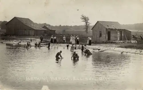 c. 1919 postcard depicting Ellison Bay