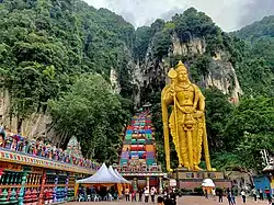 Lord Murugan Statue, Batu Caves, Malaysia, 140 feet (42.7&nbsp;m).