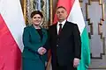 Polish Prime Minister Szydło with Viktor Orbán (2016)