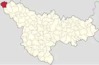 Location in Timiș County