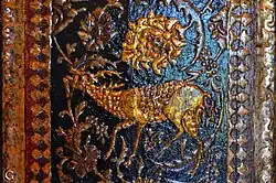 The 'Gazelles' of the Ġazaleh House, panels as seen in the Pharaon Collection (Mouwad Museum) of Beyrouth in 2011.